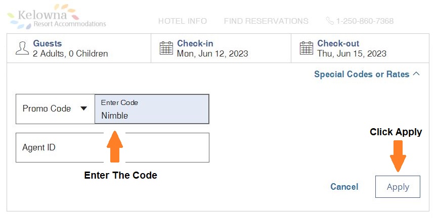 Promotions-Nimble Code