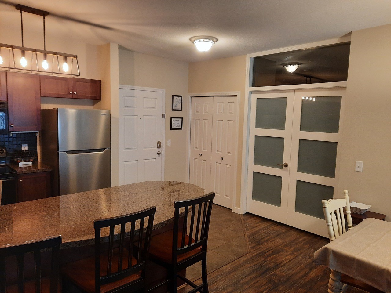 French doors Kelowna Resort